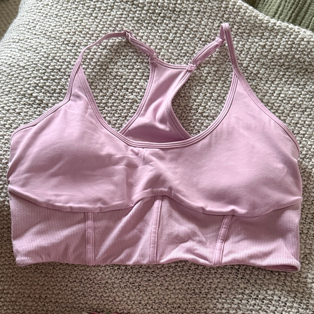 Popflex Plié Corset Crop Bralette - Bubblegum